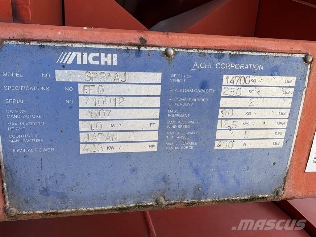 Aichi Sp21aj 伸縮臂高空作業車