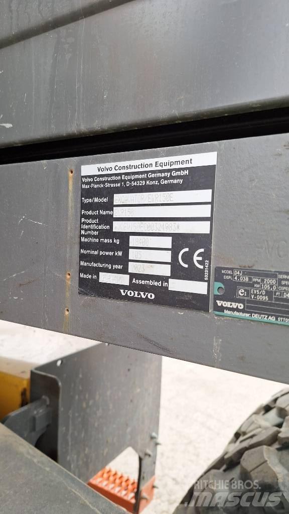 Volvo EWR 150 旋轉式挖土機/掘鑿機/挖掘機
