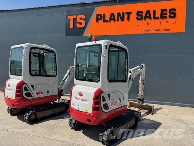 Takeuchi TB 216 小型挖土機/掘鑿機<7t(小型挖掘機)
