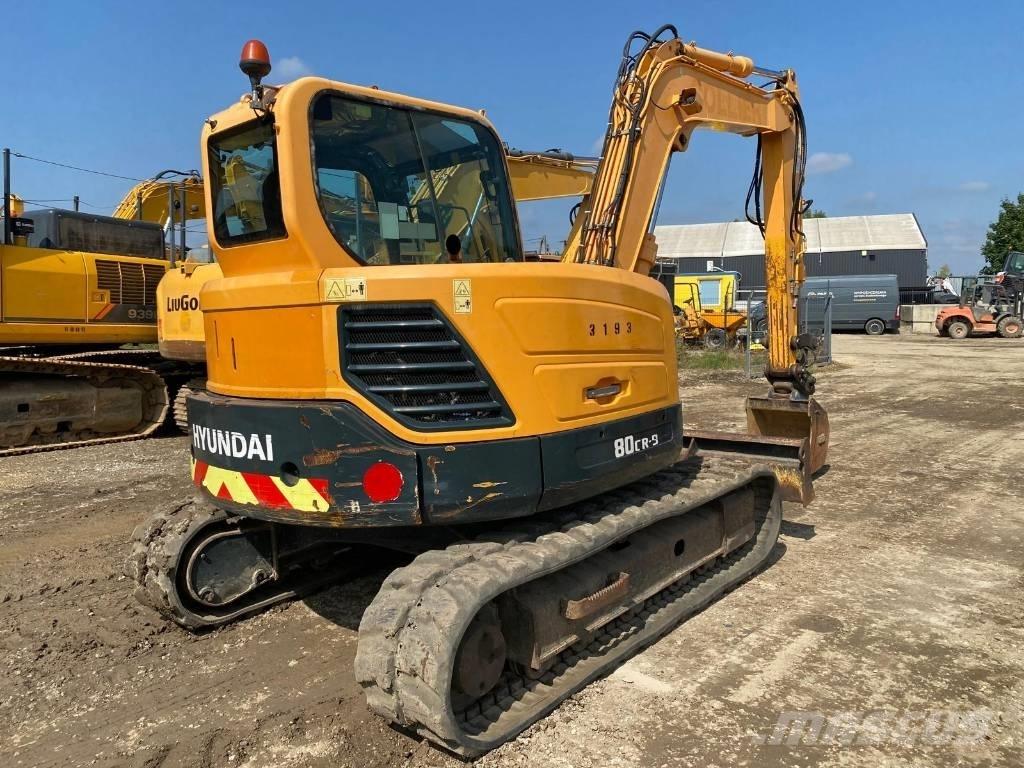 Hyundai R 80 CR-9A 中型挖土機/掘鑿機/挖掘機 7t-12t