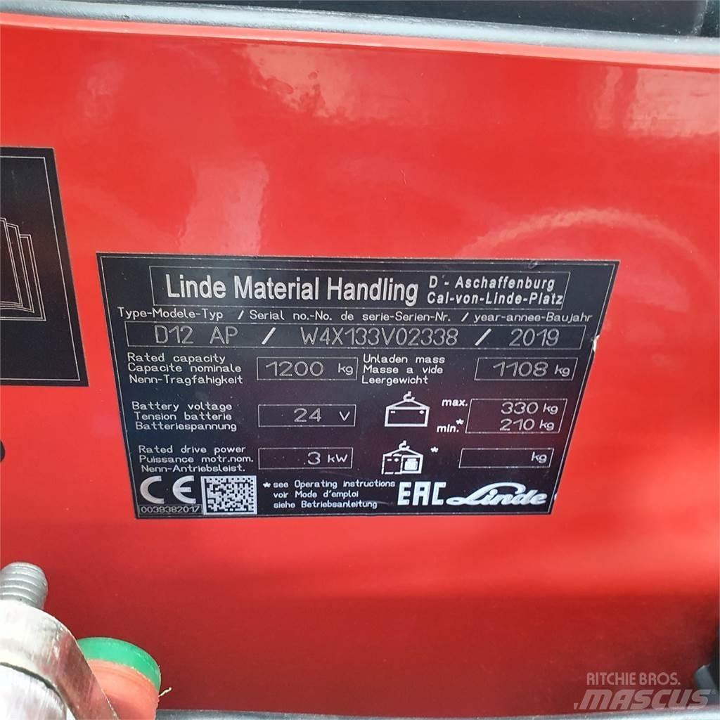Linde D12AP 行走控制式堆積機