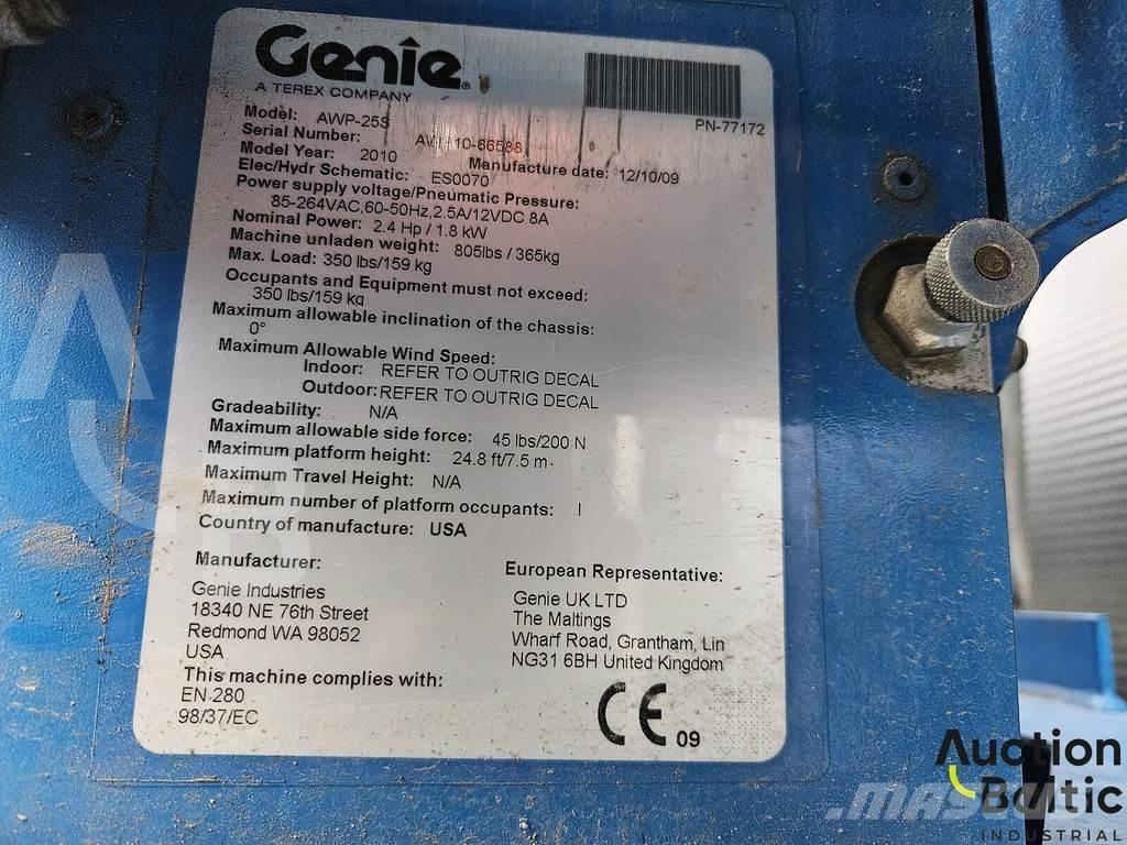 Genie AWP 25 S 其他升降機和作業平台