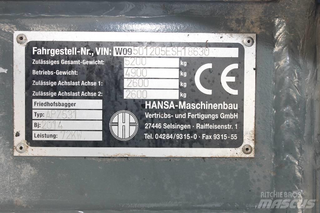 Hansa APZ 531 旋轉式挖土機/掘鑿機/挖掘機