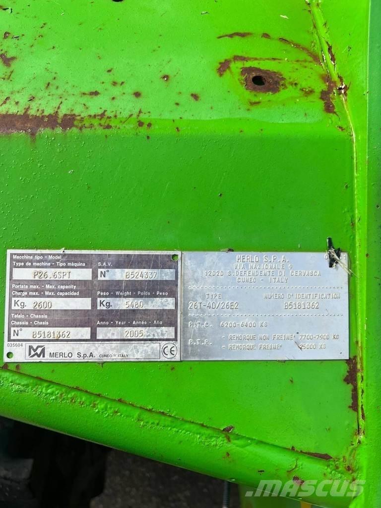 Merlo P26.6 SPT 伸縮臂操作車