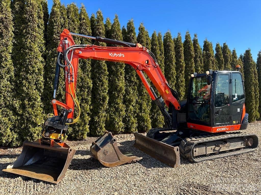 Kubota KX 080-4 小型挖土機/掘鑿機<7t(小型挖掘機)