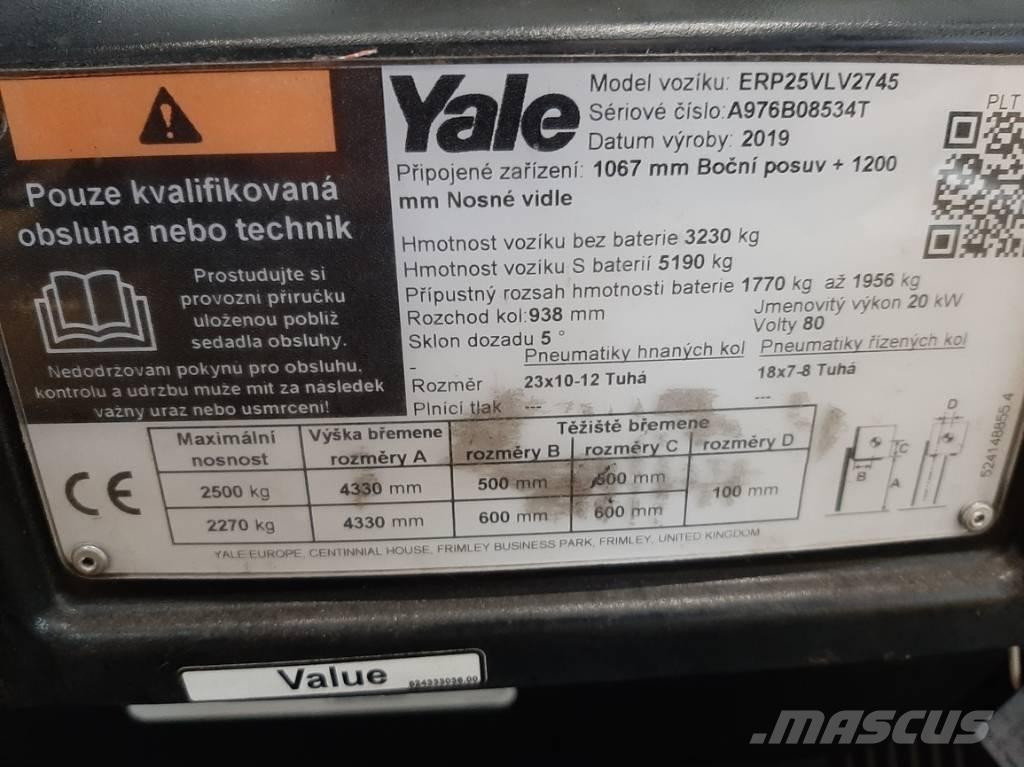 Yale ERP 25 VL 電動堆高機