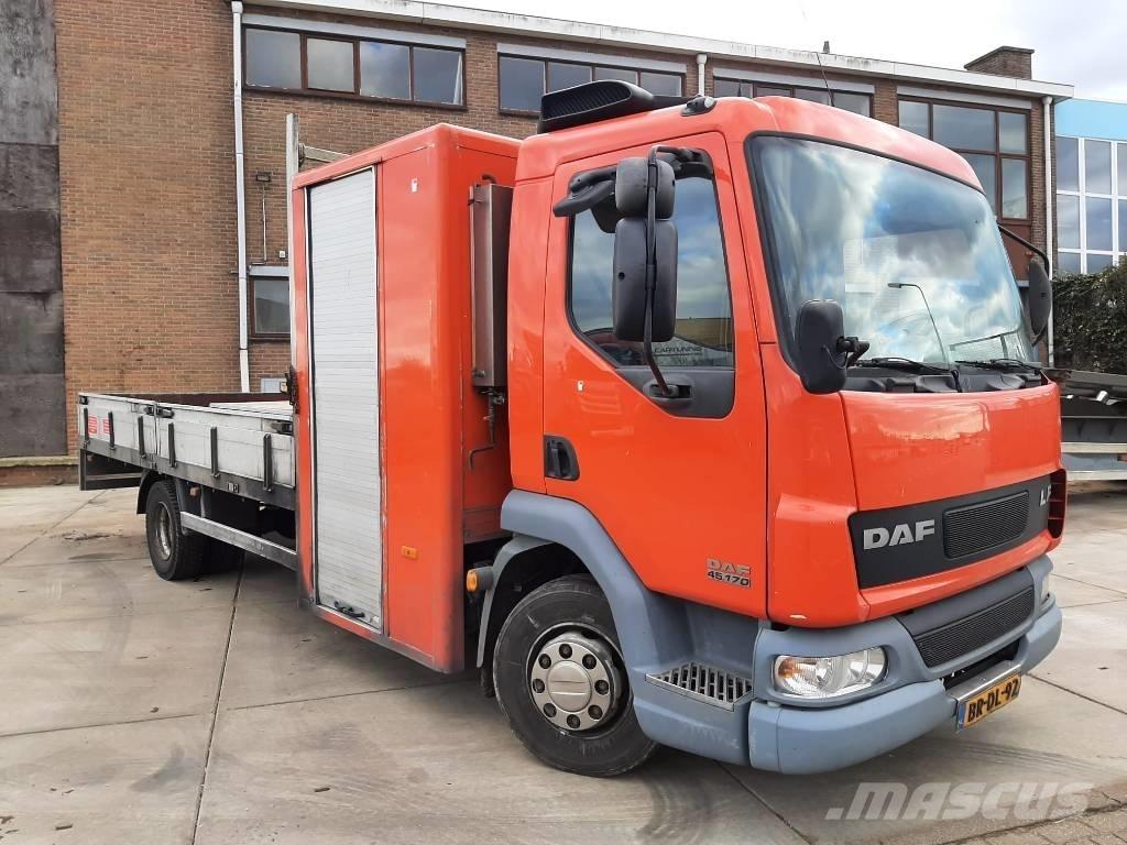 DAF LF 45.170 平板式/側卸式卡車