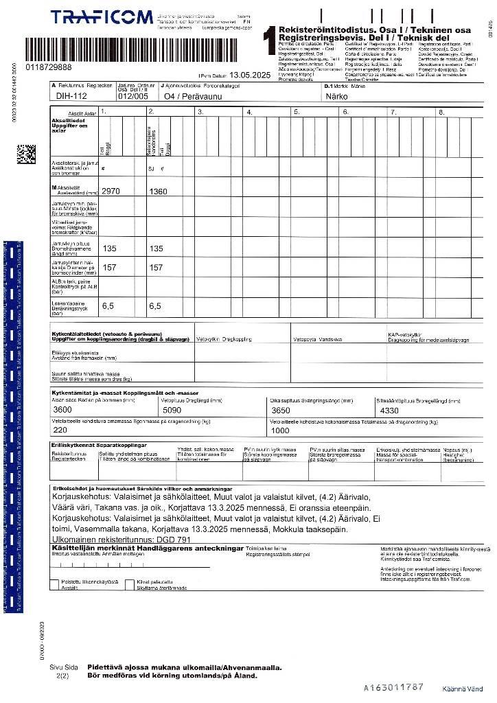 Närko Dollyc2ms11p11 手推車