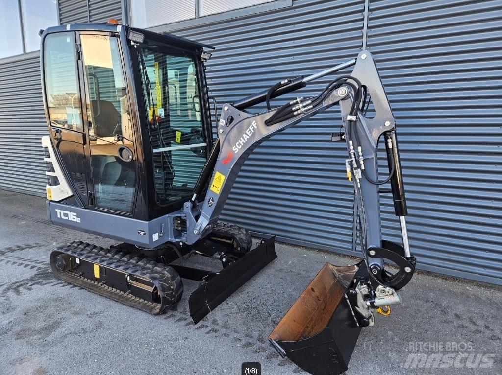 Terex tc16-2 小型挖土機/掘鑿機<7t(小型挖掘機)