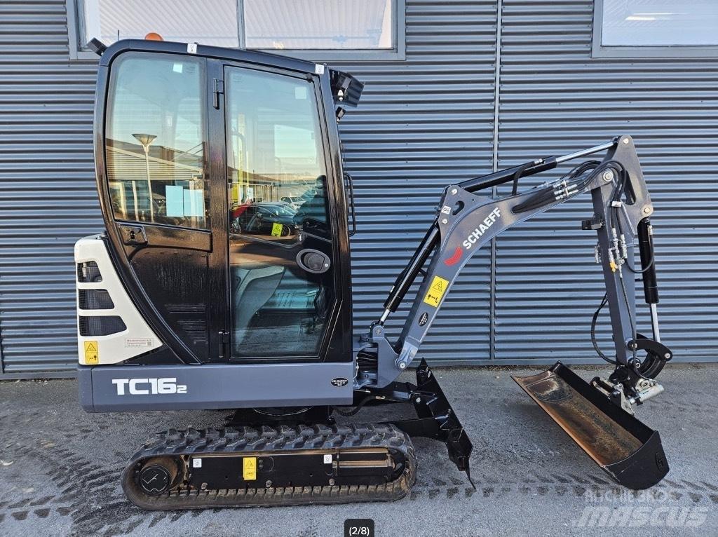 Terex tc16-2 小型挖土機/掘鑿機<7t(小型挖掘機)