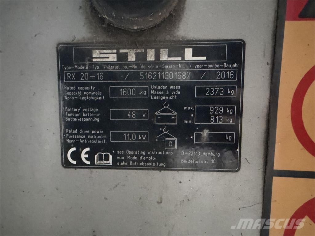 Still RX20-16 電動堆高機