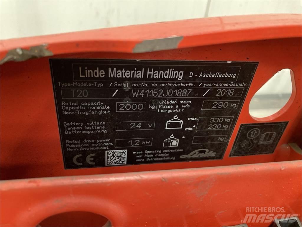 Linde T20 低架升降機