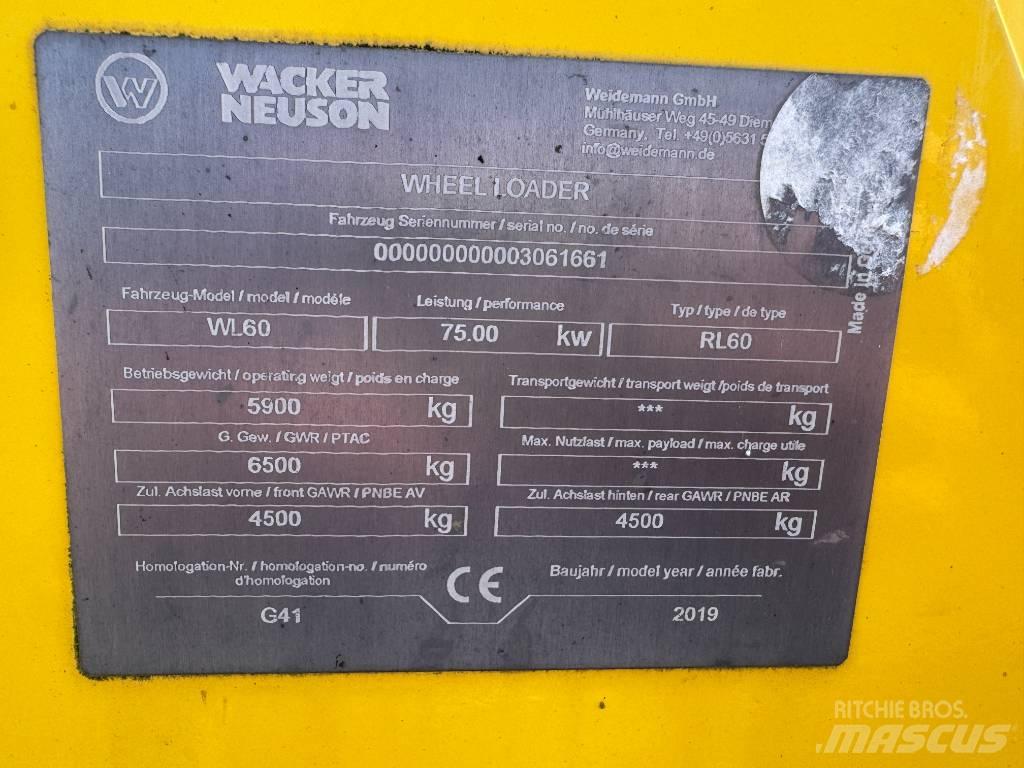 Wacker Neuson WL60 輪胎式裝載機