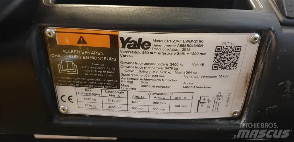 Yale ERP20VF 2014 電動堆高機
