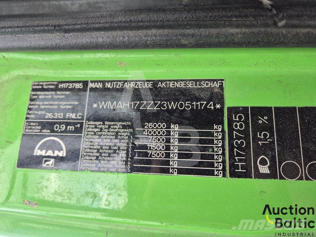 MAN TGA26.310 垃圾車