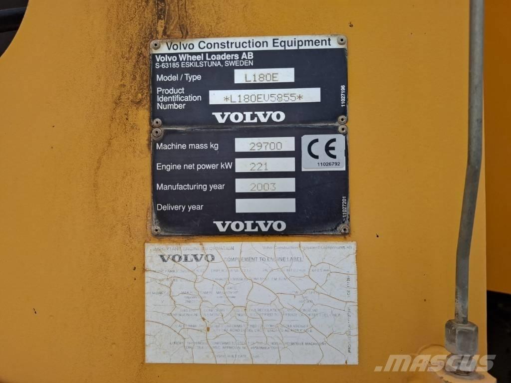 Volvo L 180 E 輪胎式裝載機