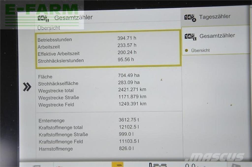 CLAAS trion 730 聯合收穫機