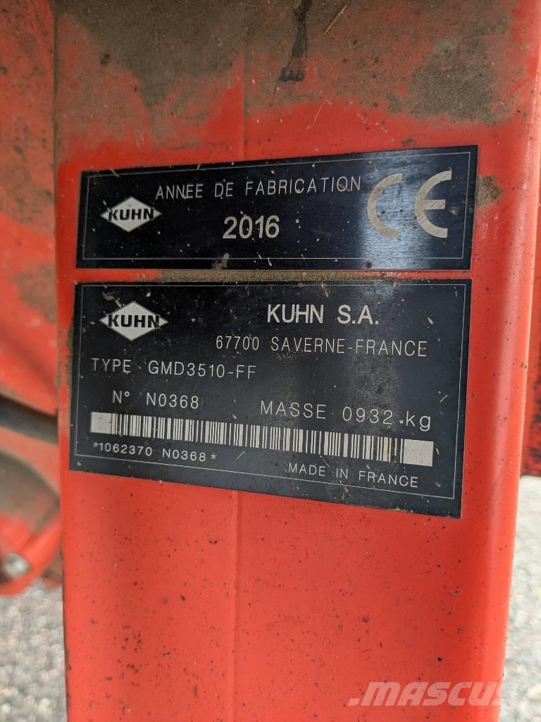 Kuhn GMD 3510 FF 割草劑