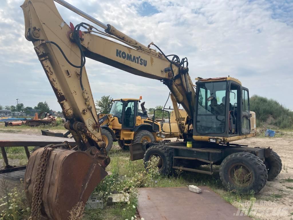 Komatsu PW 170 旋轉式挖土機/掘鑿機/挖掘機
