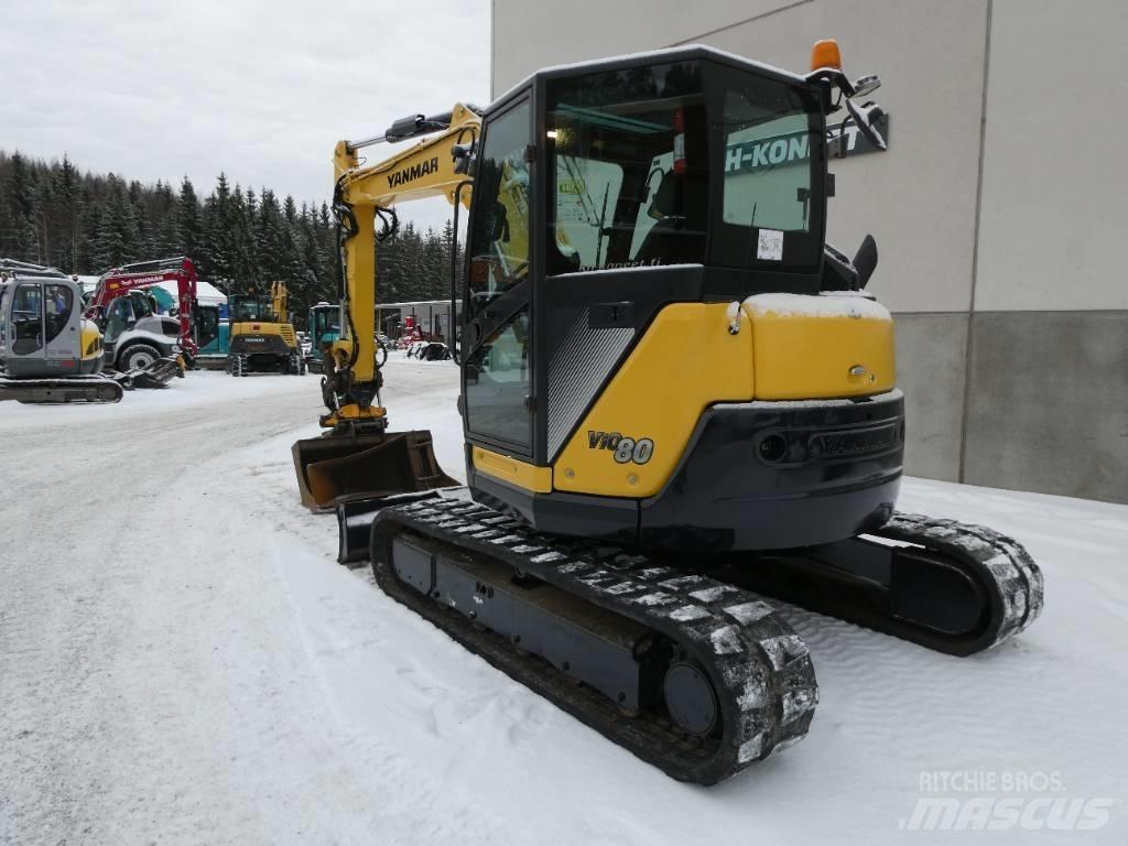 Yanmar Vio 80-1A 中型挖土機/掘鑿機/挖掘機 7t-12t