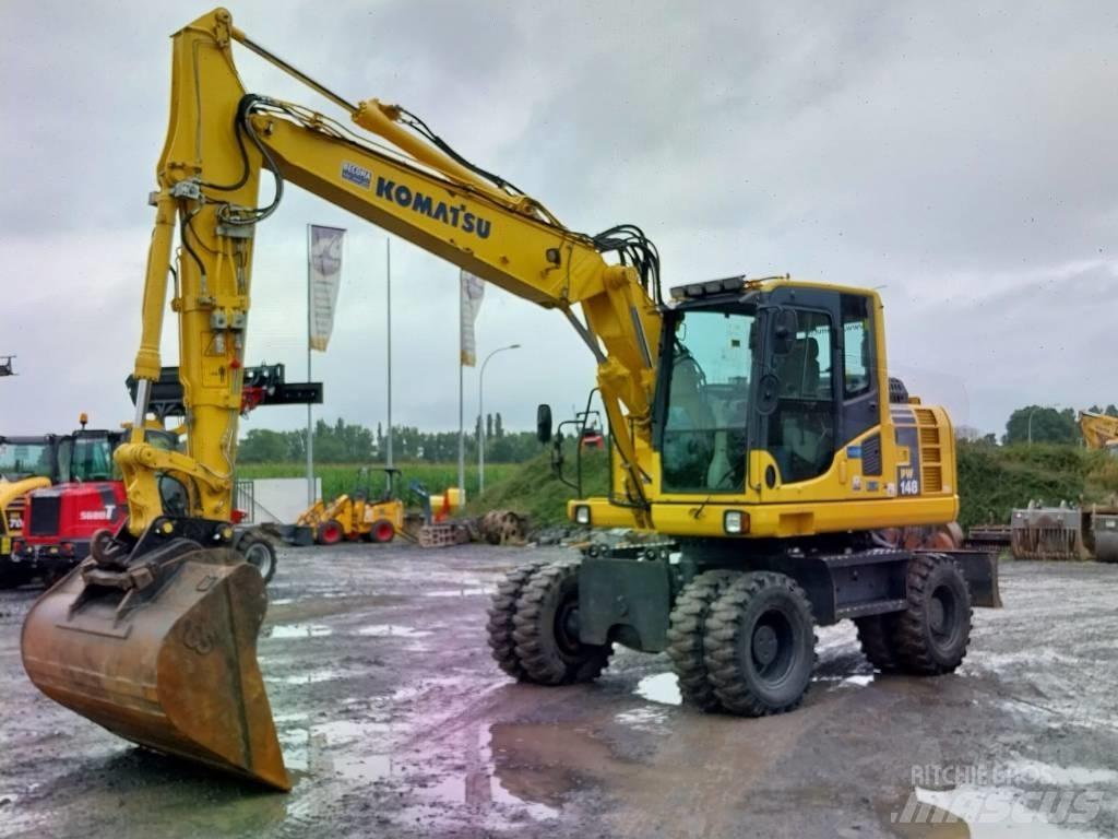 Komatsu PW148-8 旋轉式挖土機/掘鑿機/挖掘機
