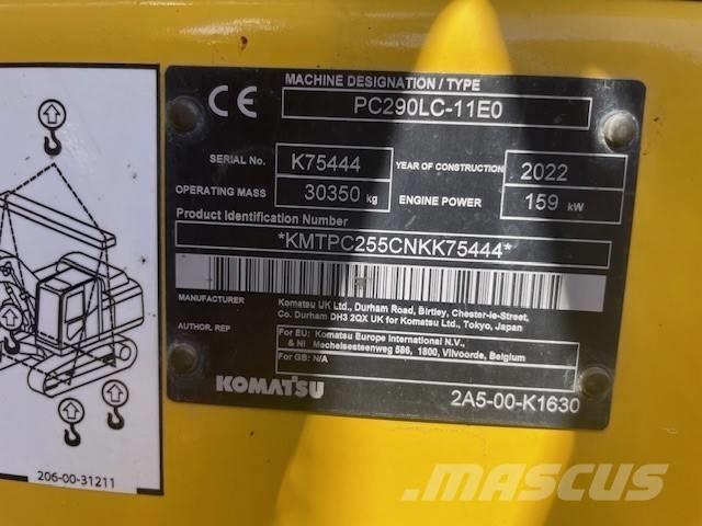 Komatsu PC 290 LC-11 履帶式 挖土機/掘鑿機/挖掘機