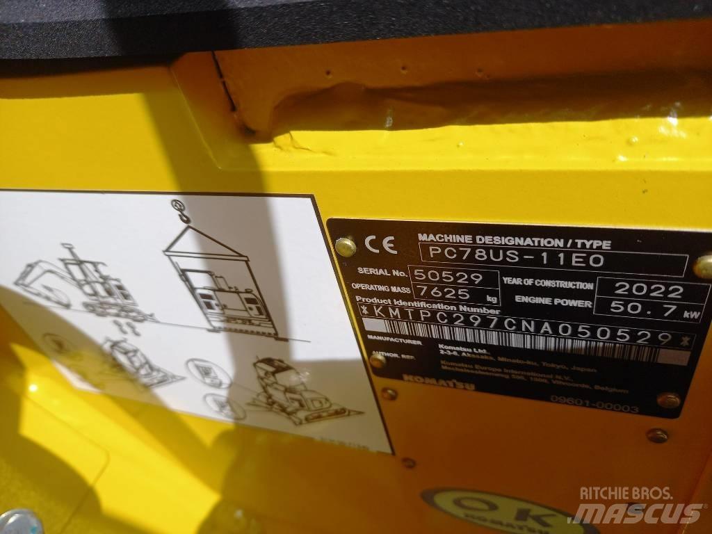 Komatsu PC78US-11EO 中型挖土機/掘鑿機/挖掘機 7t-12t