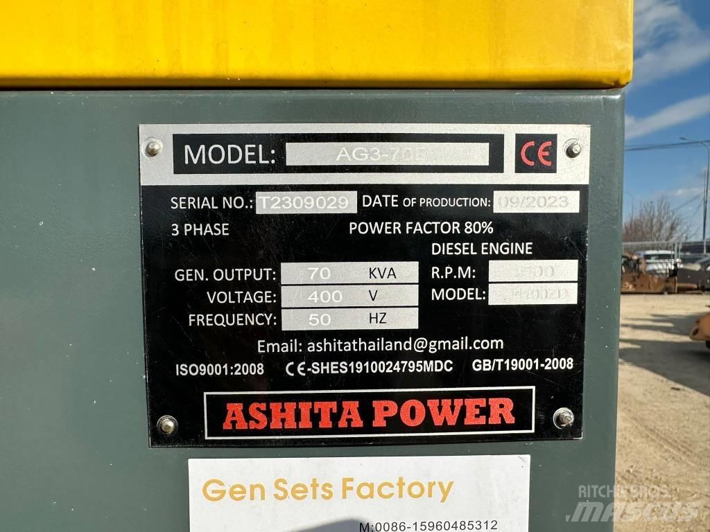 Ashita AG3-70E 柴油發電機