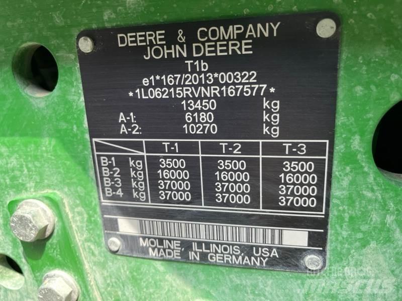 John Deere 6R215 曳引機