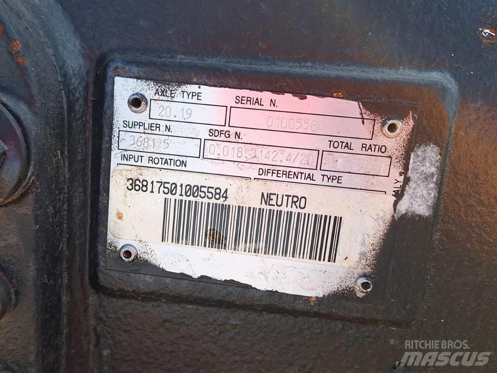 Carraro 20.19 傳動裝置