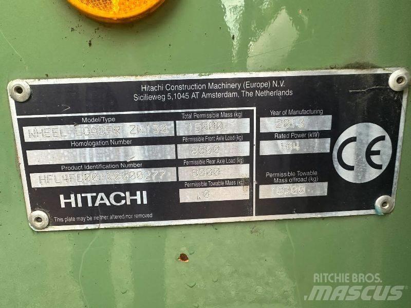 Hitachi ZW 150 輪胎式裝載機