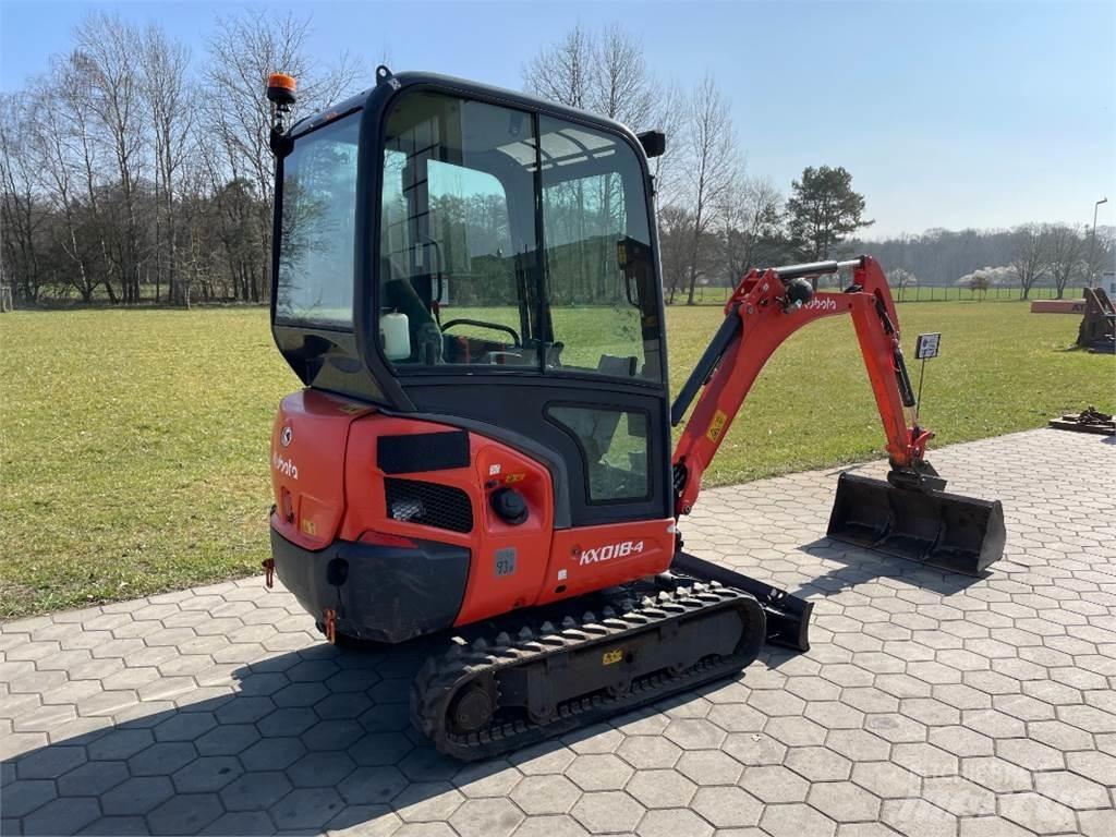 Kubota KX18-4 小型挖土機/掘鑿機<7t(小型挖掘機)