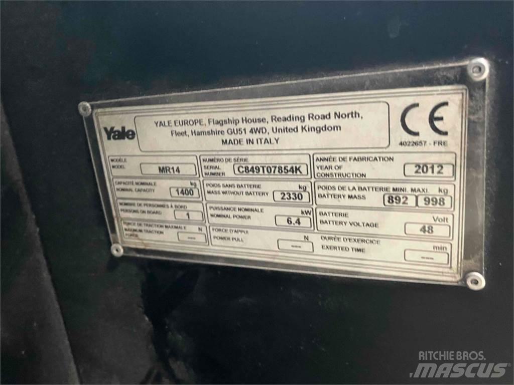 Yale MR14 前伸式堆高機(叉車)