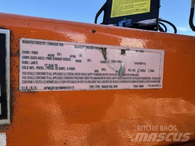 Bandit 255XP 廢棄物撕碎機