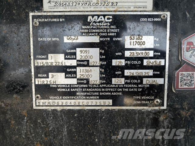MAC END DUMP 其他拖車