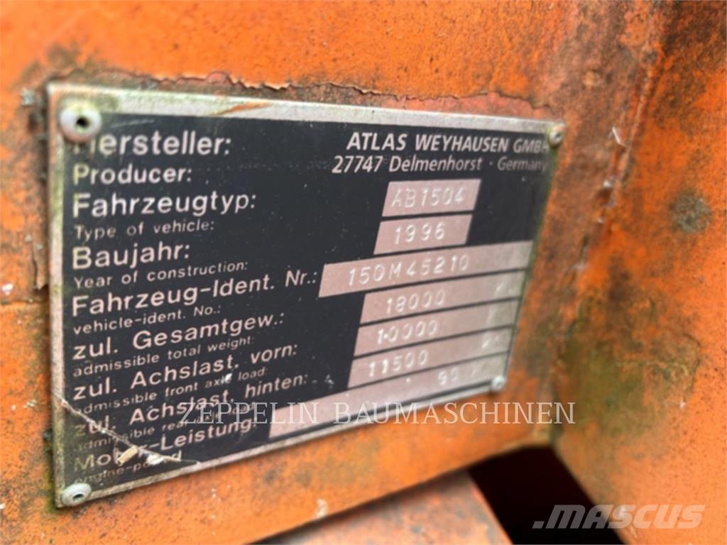 Atlas 1504 旋轉式挖土機/掘鑿機/挖掘機
