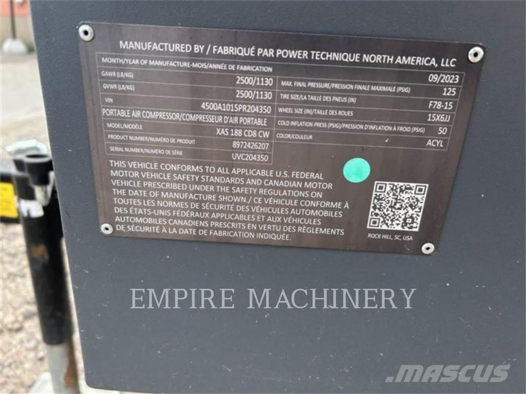 Atlas Copco XAS188CD 空氣壓縮機