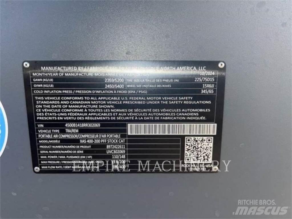 Atlas Copco XAS400CD 空氣壓縮機