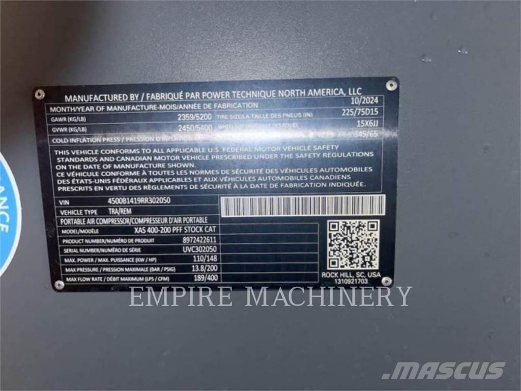 Atlas Copco XAS400CD 空氣壓縮機