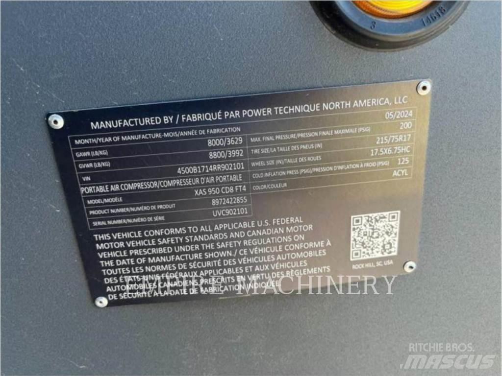 Atlas Copco XAS950CD 空氣壓縮機