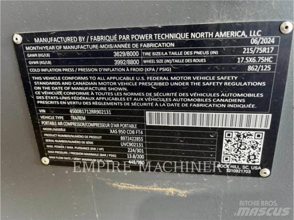 Atlas Copco XAS950CD 空氣壓縮機