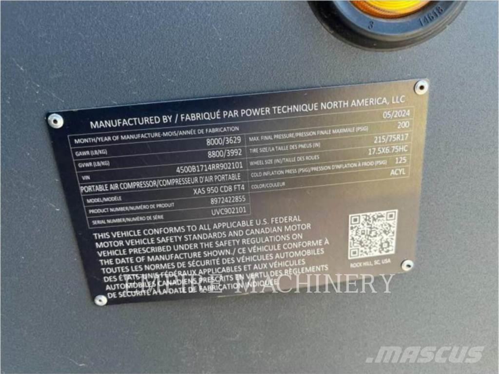 Atlas Copco XAS950CD 空氣壓縮機
