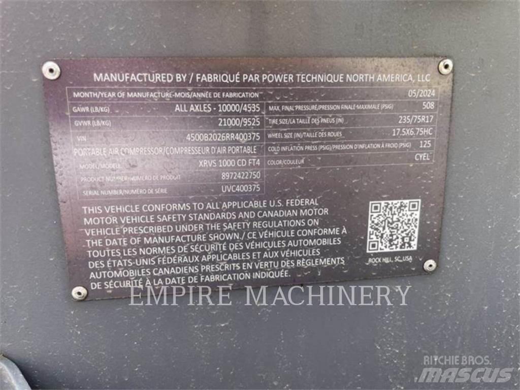 Atlas Copco XRVS1000CD 空氣壓縮機