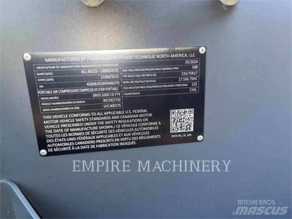 Atlas Copco XRVS1000CD 空氣壓縮機
