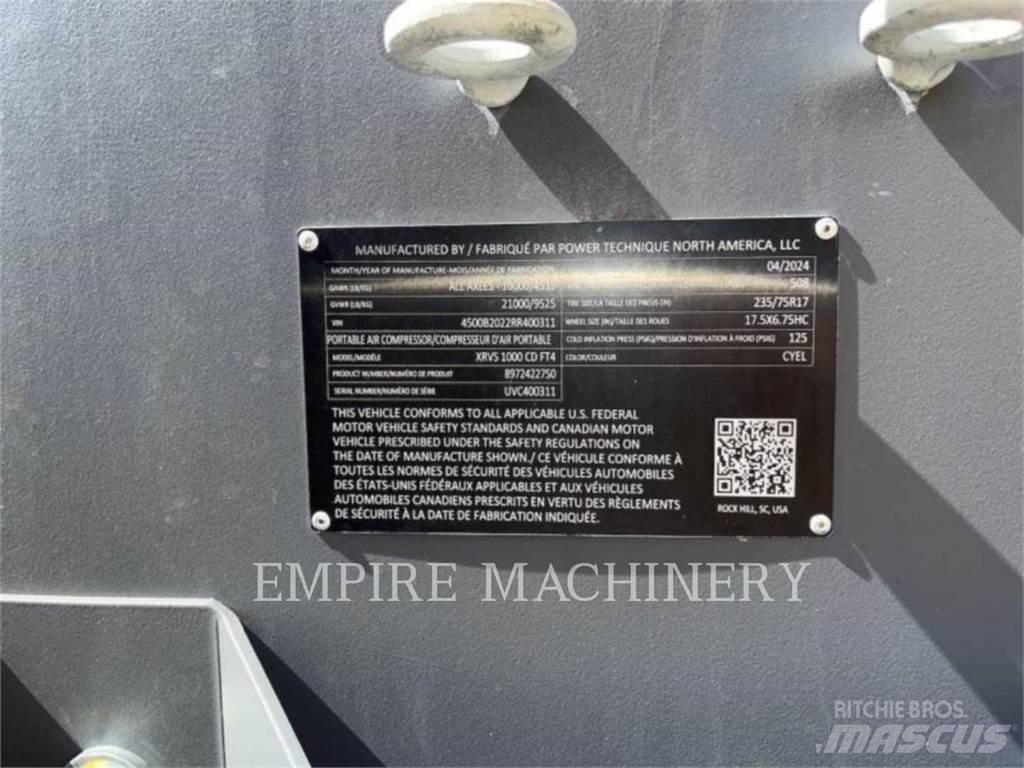 Atlas Copco XRVS1000CD 空氣壓縮機