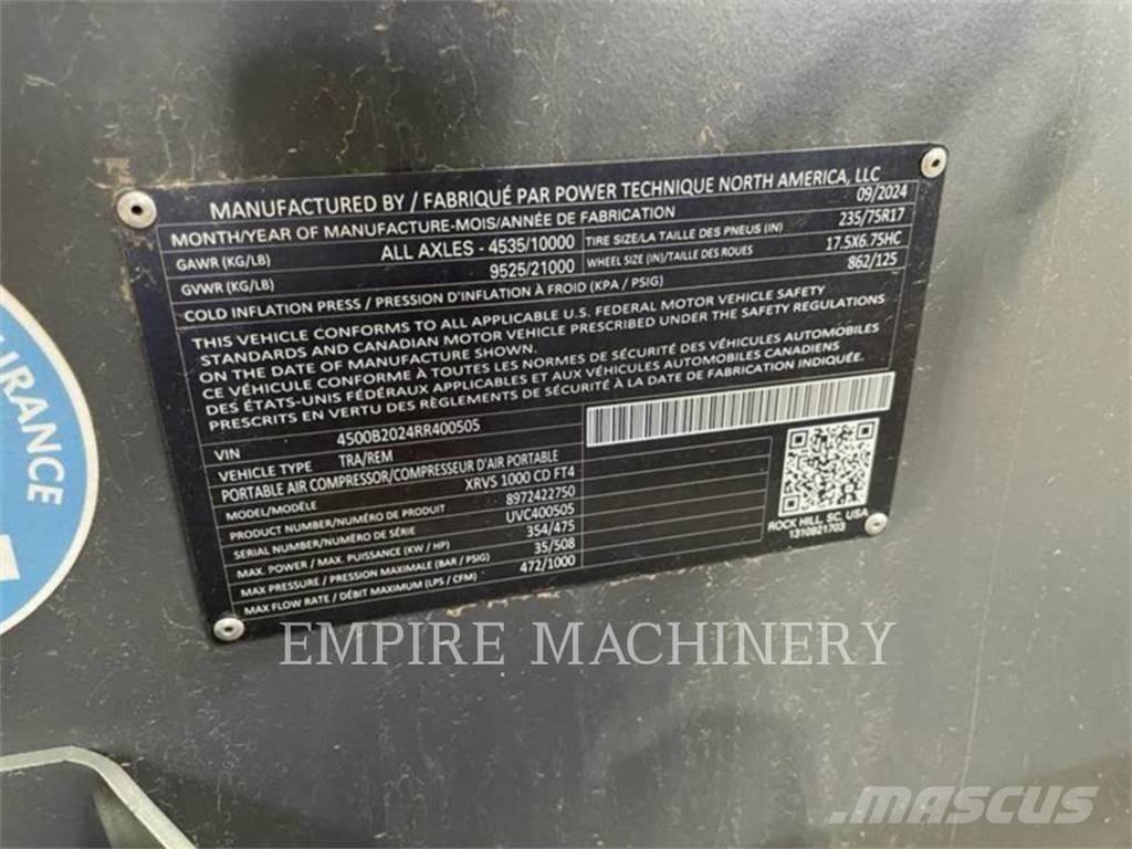 Atlas Copco XRVS1000CD 空氣壓縮機