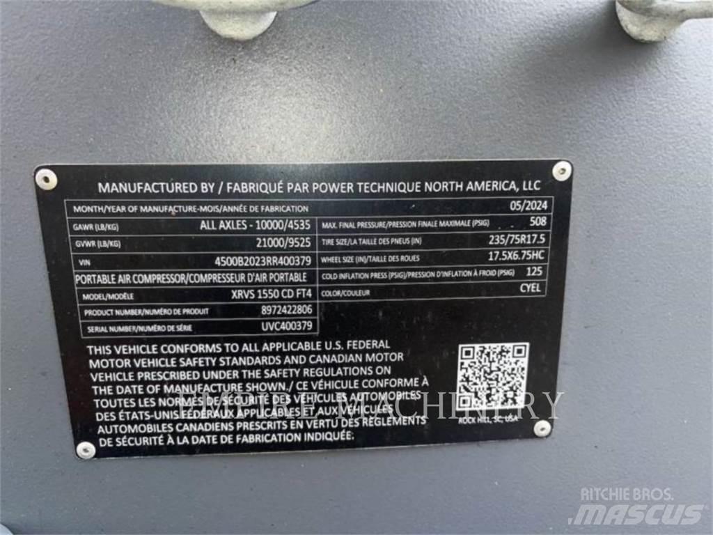 Atlas Copco XRVS1550CD 空氣壓縮機