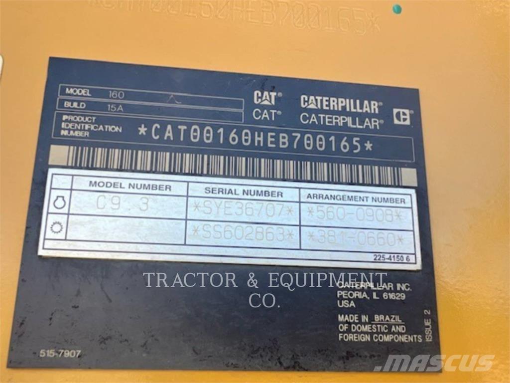 CAT 160-15AWD 平土機