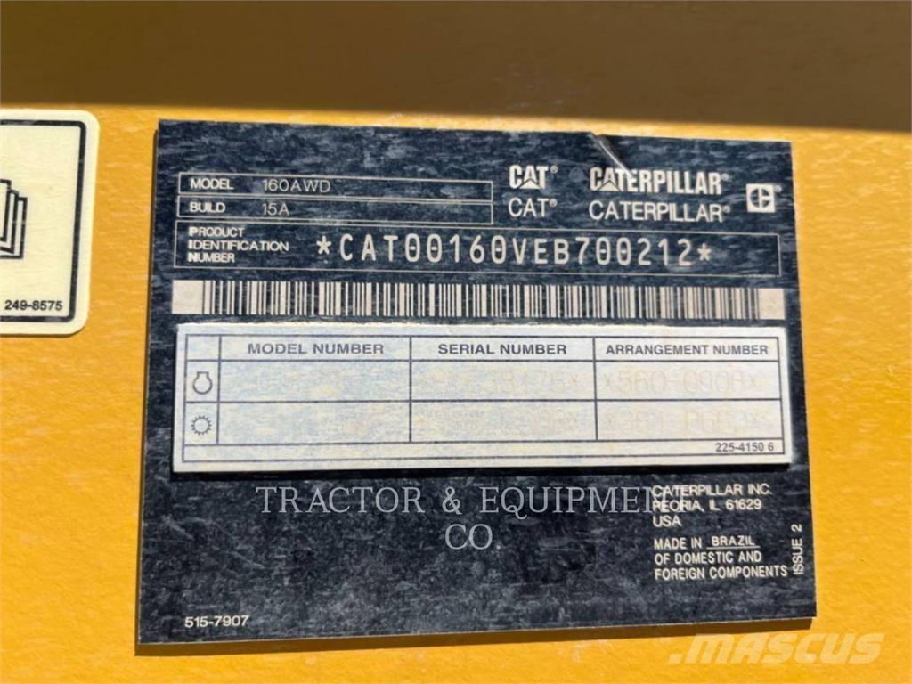 CAT 160 AWD 平土機