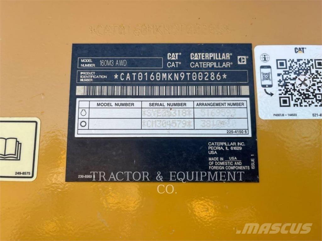 CAT 160M3 AWD 平土機